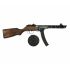 Страйкбольный пистолет-пулемет Snow Wolf PPSH EBB, дерево (SW-09W)